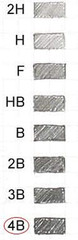 June Gold 440 Pieces, 0.7 Mm 4B Lead Refills, 110 Pieces per Dispenser, Medium T