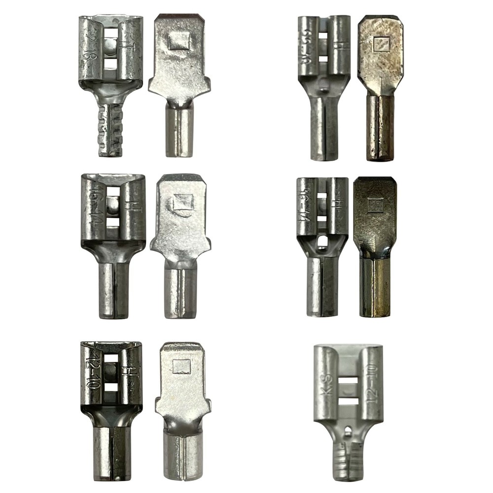 (275) Non Insulated Female Male 22-10 AWG Gauge Wire Quick Disconnect Connectors