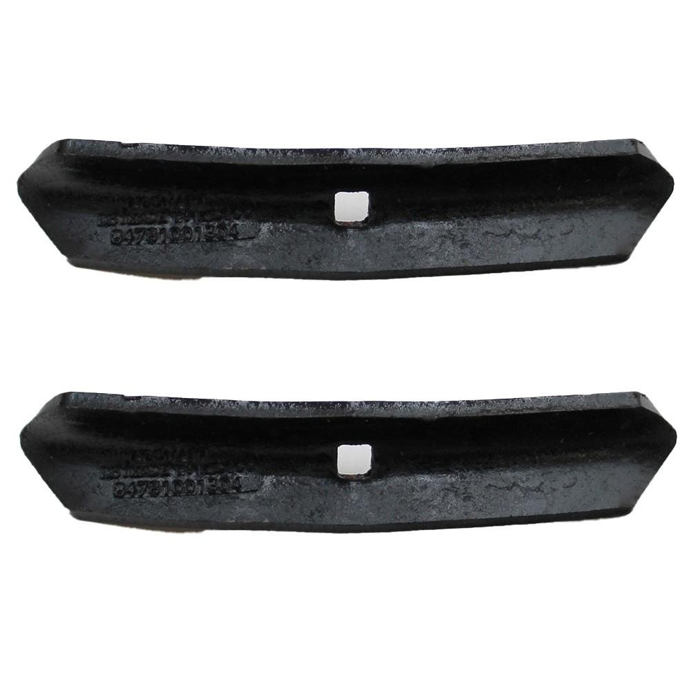 2 Standard Pattern Danish Cultivator Point Reversible Single Bolt 1-3/8” x 6MM