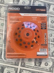 Ridgid 7″ Diamond Cup Wheel 12 Segments Concrete Grinding Wheel 2x One Open