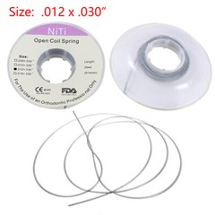 Dental Orthodontic Niti Open Coil Spring Spool .012*.030 ” Inch 914mm/ 3 feet
