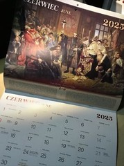 HISTORY OF POLAND JAN MATEJKO ART PAINTINGS in 2025 Wall Calendar ENGLISH/POLISH