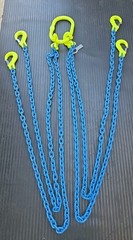 Gunnebo TL4EGKN 4 Leg Chain Sling 22,900 WLL 10’FT REACH 3/8″ CHAIN GRADE 100