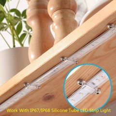 100 Pack Strip Light Mounting Brackets Double Side Fixing 202 Screws Included Fo