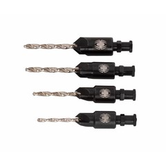 Spyder 4-Piece HSS Countersink Twist Drill Bit Set, 19168