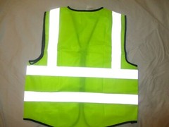 Sleeveless High Visibility 5 pocket Safety Vest for Outdoor Workers