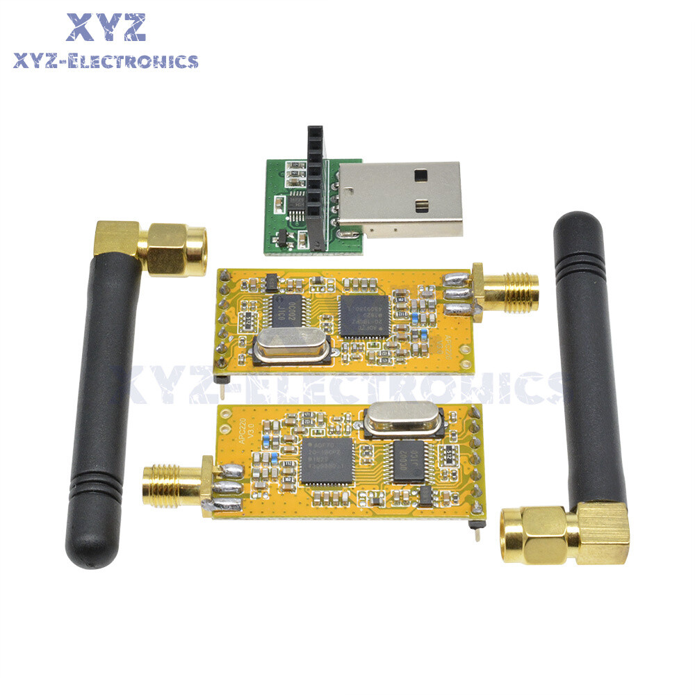APC220 Wireless RF Serial Data Modules With Antenna USB Converter 800~1000m