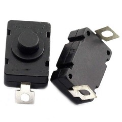 50/100/200x AC 250V 1.5A Latching On/Off Switch Self-Lock Push Button Switch US