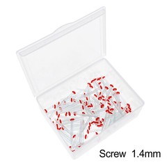 100 Pcs Dental Endo Quartz Fiber Post Straight/Screw Restorative Posts 1.0-1.8mm
