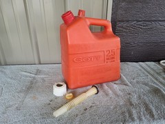 Vintage Gott 2.5 Gallon PRE-BAN Vented Gas Can MADE IN USA. Model 1225