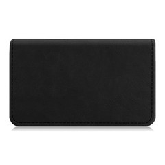 Business Card Holder Name Card Wallet Case Organizer with Magnetic Closure-Black