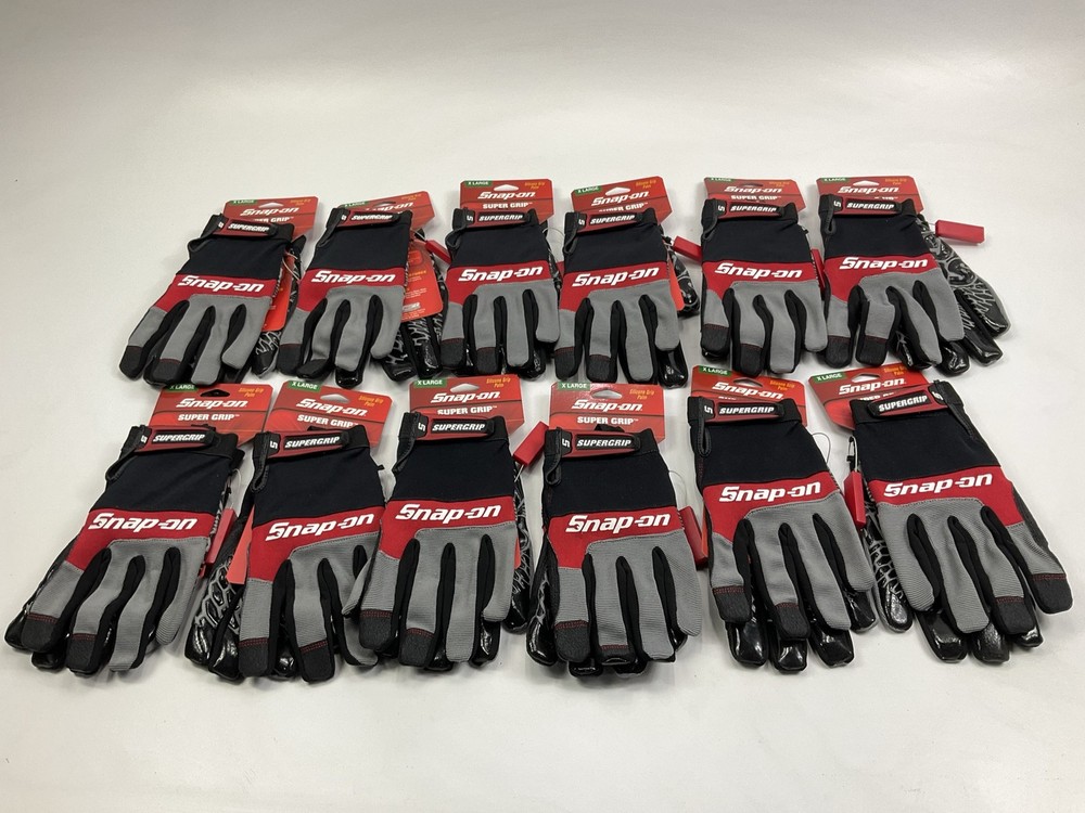 (12) PAIRS – Snap-on SOSR-05-XL Work Gloves – Size XL
