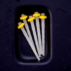 Dental Fiber Post Resin Glass Screw 4 Thread Crown Posts Endodontic Drills 20Pcs