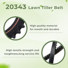 TOSRWGLL 20343 Drive Belt Replacement for Earthquake 20015 Tiller Cultivator …
