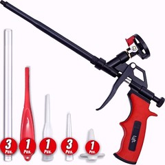 Luft Professional Expanding Spray Foam Gun (1 Gun + 9 Tips and Tools)