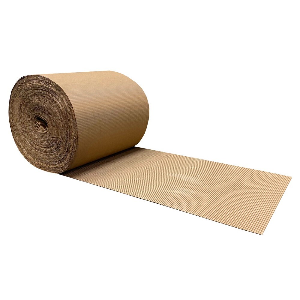 UOFFICE Corrugated Wrap 18″ x 250′ x 1/8″ Thick – B Flute – Cardboard Wrap