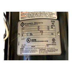 Franklin Electric 1121007462 3/4HP Explosion Proof Mixing Motor 115V 1725RPM
