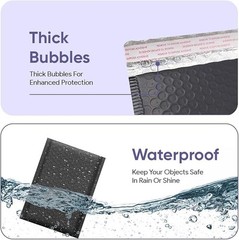 Teal Large Poly Bubble Mailers 12×15 inch | Self Seal Padded Envelopes Cushioned