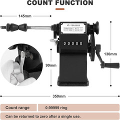 Manual Coil Winding Machine 1/16″- 1/2″ Hand Coil Winder with Counter for Spiral