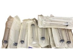 (84) Laboratory 10mL General Use Graduated Plastic Syringes w/ Slip Tip