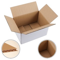 7x5x4 Inches Small White Shipping Boxes Set of 25, Sturdy Cardboard Boxes for…