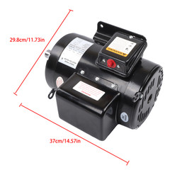 1Pack Single Phase Motor 5HP L1430T 208-230V 1725RPM 184T Frame 1-1/8″ Shaft