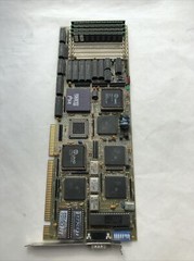 386 DX 25mhz SBC Single Board Computer Card w/ CPU & 4Mb 30-Pin Simm Ram & Cache