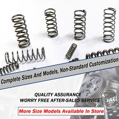 Compression Spring Steel 0.4mm Wire Dia 3mm – 10mm OD Small Pressure Springs