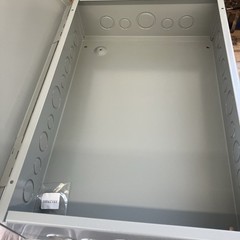 AHE18X12X4 Hoffman Carbon Steel Electrical Enclosure Hinged Cover WITH PANEL