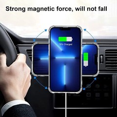 Universal Magnetic Stick on Ring For Magsafe Wireless Charger iPhone 14 13 12