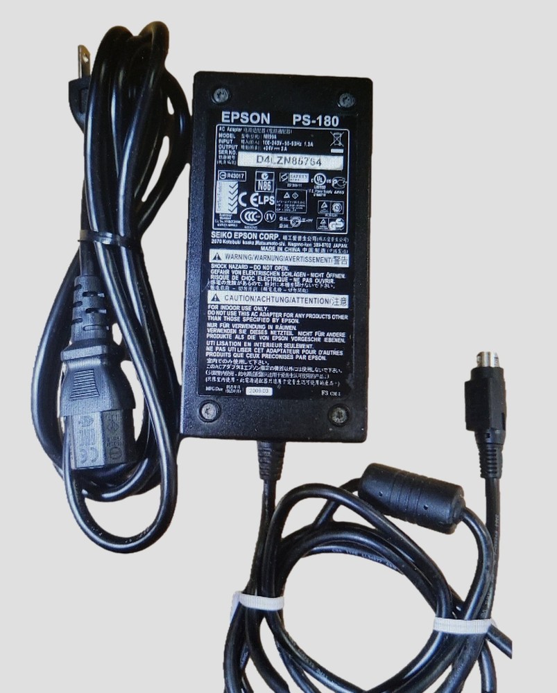 Epson PS-180 M159E 24 Volt 2.1 Amp Power Supply