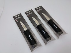 Set (3) Superior USA 3.25″ Paring Vegetable Knives Clip Point Stainless Blades