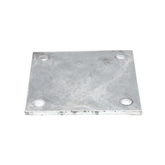 8″ x 8″ x 1/4″ Square Weldable Surface Mount Floor Flange Base Plate 