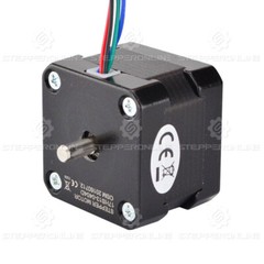 STEPPERONLINE Nema 17 Stepper Motor Dual Shaft 37oz.in 0.4A 34mm DIY 3D Printer
