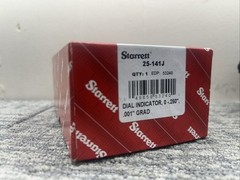 Starrett 25-141J Dial Indicator, 0 To 0.250 In, 0-50-0 311933