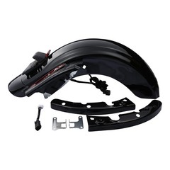 5in Stretched Saddlebags w/ 5×7 Speaker Lids LED Fender for Harley Touring 09-13