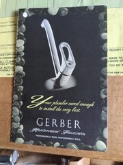 Gerber 40-400 Water Single Handle Kitchen Faucet w/Spray-Chrome 40400 NOS New