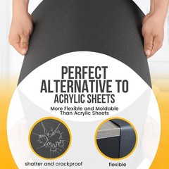8-Pack ABS Plastic Sheets Black – Plastic Sheet – Textured Front and Matte Ba…