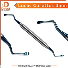 3mm Lucas Curette – Serrated Periodontal Bone Curette Dental Surgical Instrument
