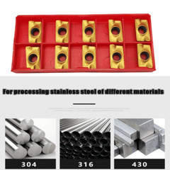 30PCS APMT1604PDER-DP Carbide Milling Inserts For 90deg End Mill Holder 400R