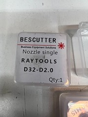 3x) Bescutter D32 H15 Copper Nozzle for Raytools Fiber Laser Head Single 2.0mm