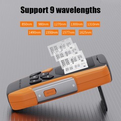-70~+6 High Precision 1577nm Optical Power Meter 9 Wavelengths FTTH Fiber Optics