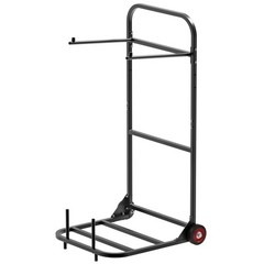 Folding Chair Rack Cart for 10 Chairs of 100 LBS Push-Style Chair Dolly