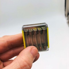 5x Bussman MDL-1/8-R Fuse Buss Small Dimension Glass Tube