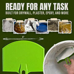 Buddy Tools Curved Bucket Scoop for 5-Gallon Buckets Drywall Mud Scraper NEW!