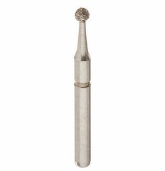 CROSSTECH Dental Diamond Short-Shank-ROUND-801/012S, MA2-Medium, 5Burs