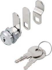 Easy-to-Install Chrome Cam Locks Keyed Alike – Security for Drawers & Vending