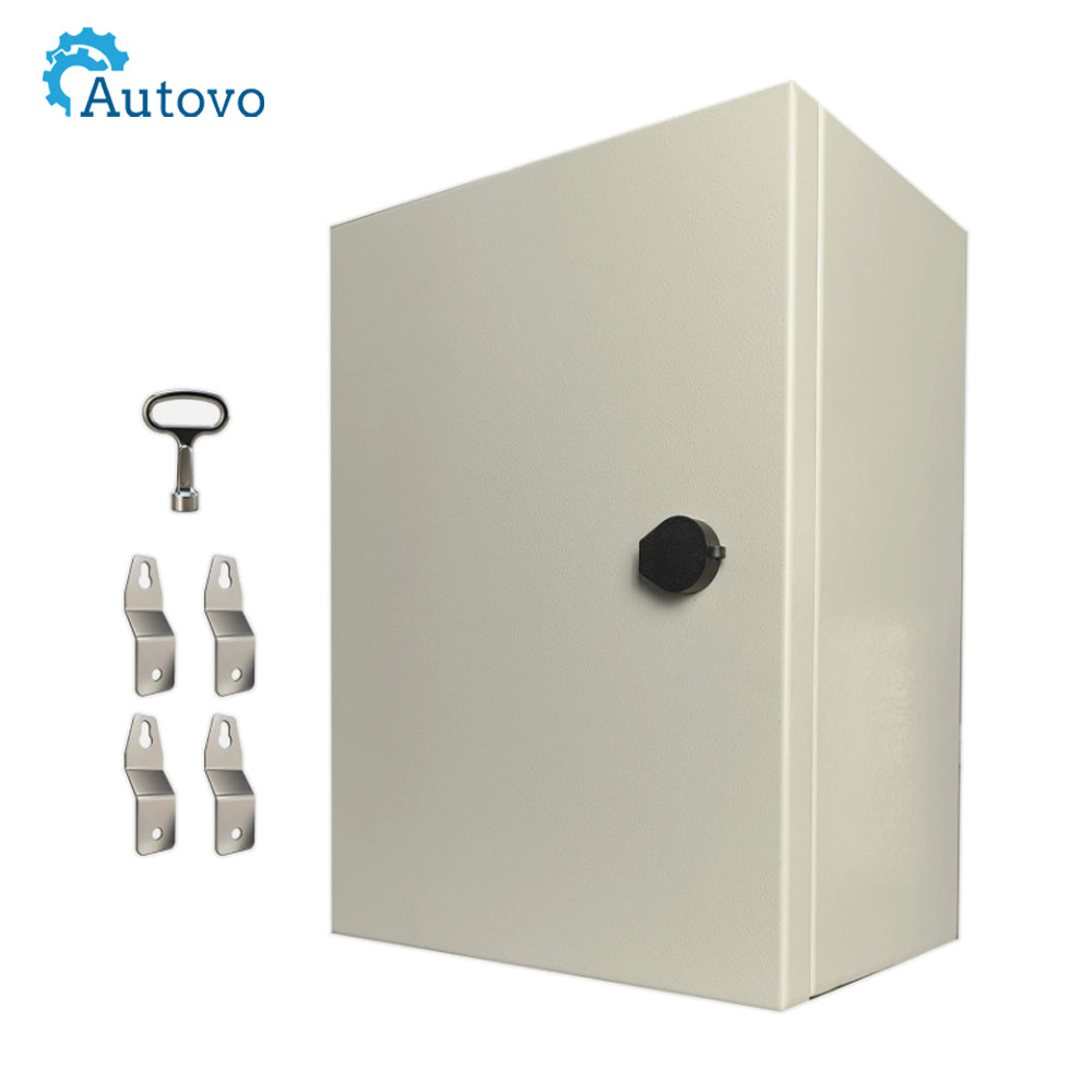 10x8x6″ Carbon Steel IP66 Enclosure Wall Mount Outdoor Electrical Junction Box