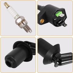 Ignition Coil and Spark Plug for 50cc 90cc 110cc 125cc 150cc 200cc 250cc ATV