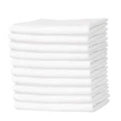 New White Knit T-Shirt Exact Cut Rags 20×20 inch – 10 Packs of 45 Pieces Case